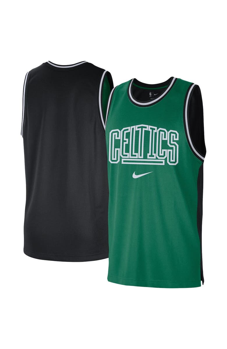 Nike Men's Nike Kelly Green/Black Boston Celtics Courtside Versus Force Split DNA Performance Mesh Tank Top, Alternate, color, 