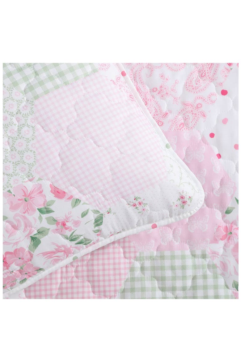 Ellyn Quilt & Sham Set, Alternate, color, PINK