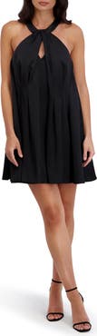 Siena Matte Satin Trapeze Minidress