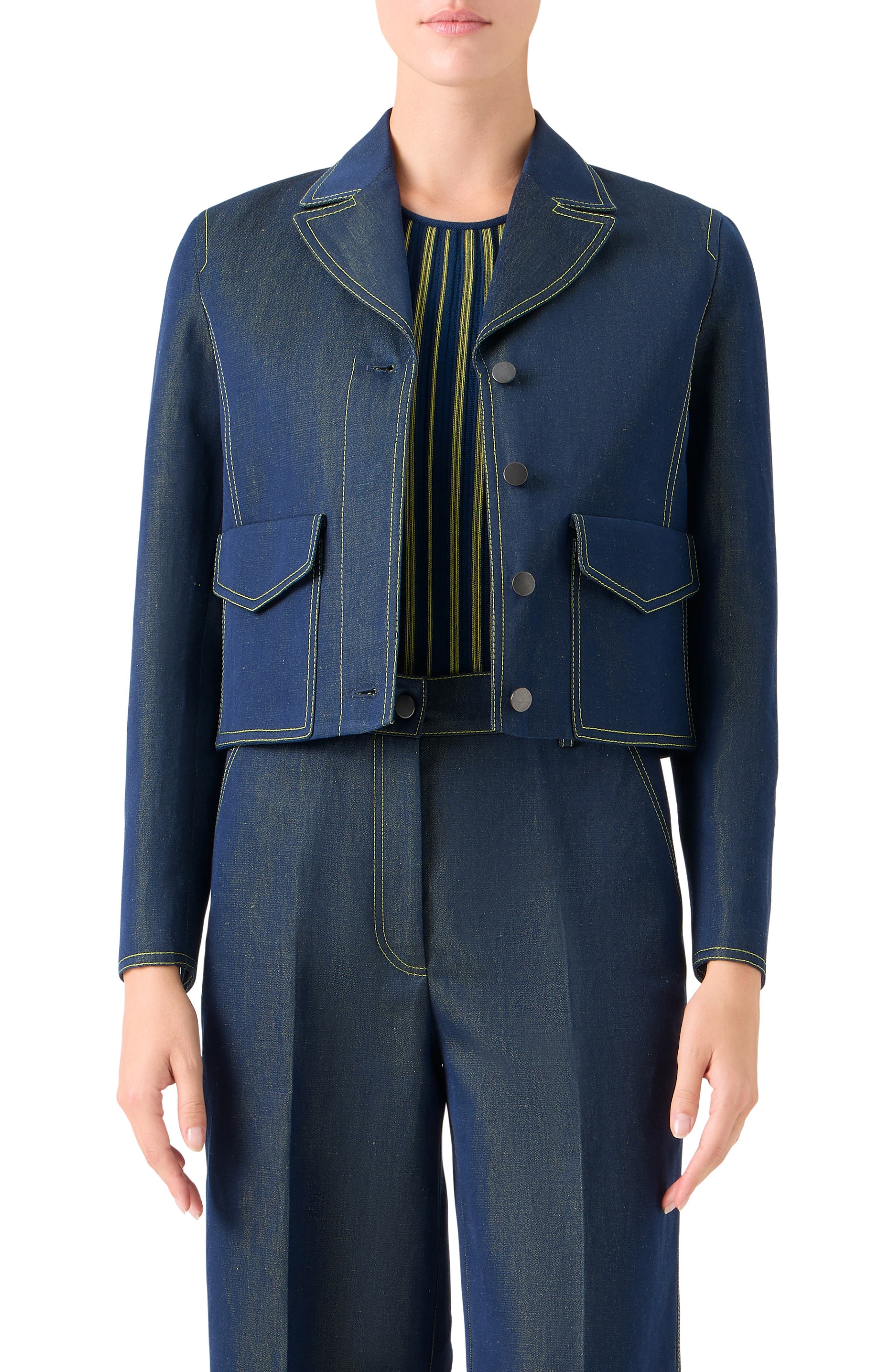selected DARKBLUE DENIM-LEMON ZING