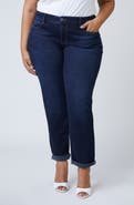 SLINK Jeans High Waist Straight Leg Boyfriend Jeans