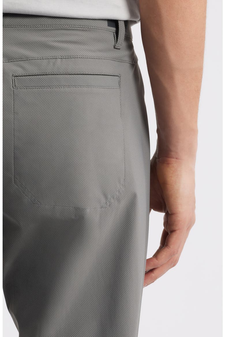 Momentum Water Repellent Flat Front Golf Pants, Alternate, color, SMOKE