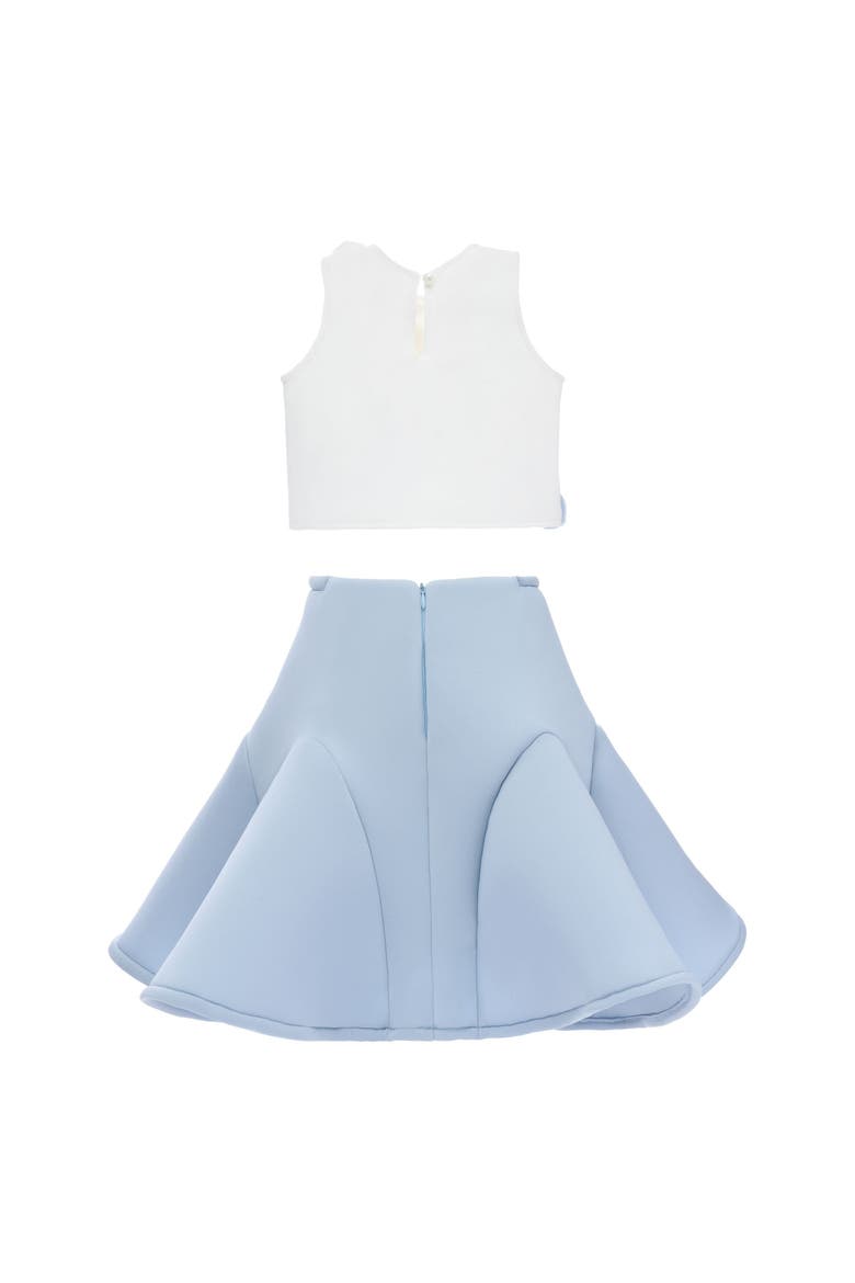 Blossom Outfit, Alternate, color, White