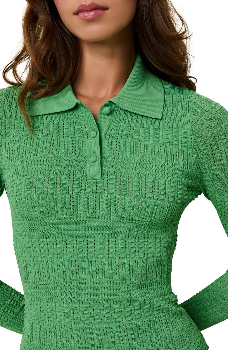 Solid & Striped The Debra Knit Sweater, Alternate, color, Turtle Green