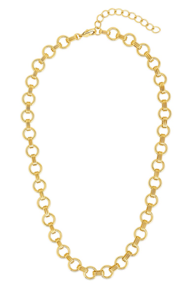 Rhys Chunky Chain Necklace, Alternate, color, GOLD
