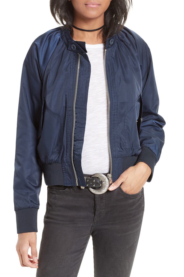 Midnight Bomber Jacket, Main, color, NAVY