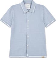 abercrombie kids Kids' Swolo Tipped Short Sleeve Sweater Polo