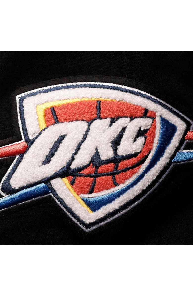 PRO STANDARD Men's Pro Standard Black Oklahoma City Thunder Chenille Shorts, Alternate, color, 