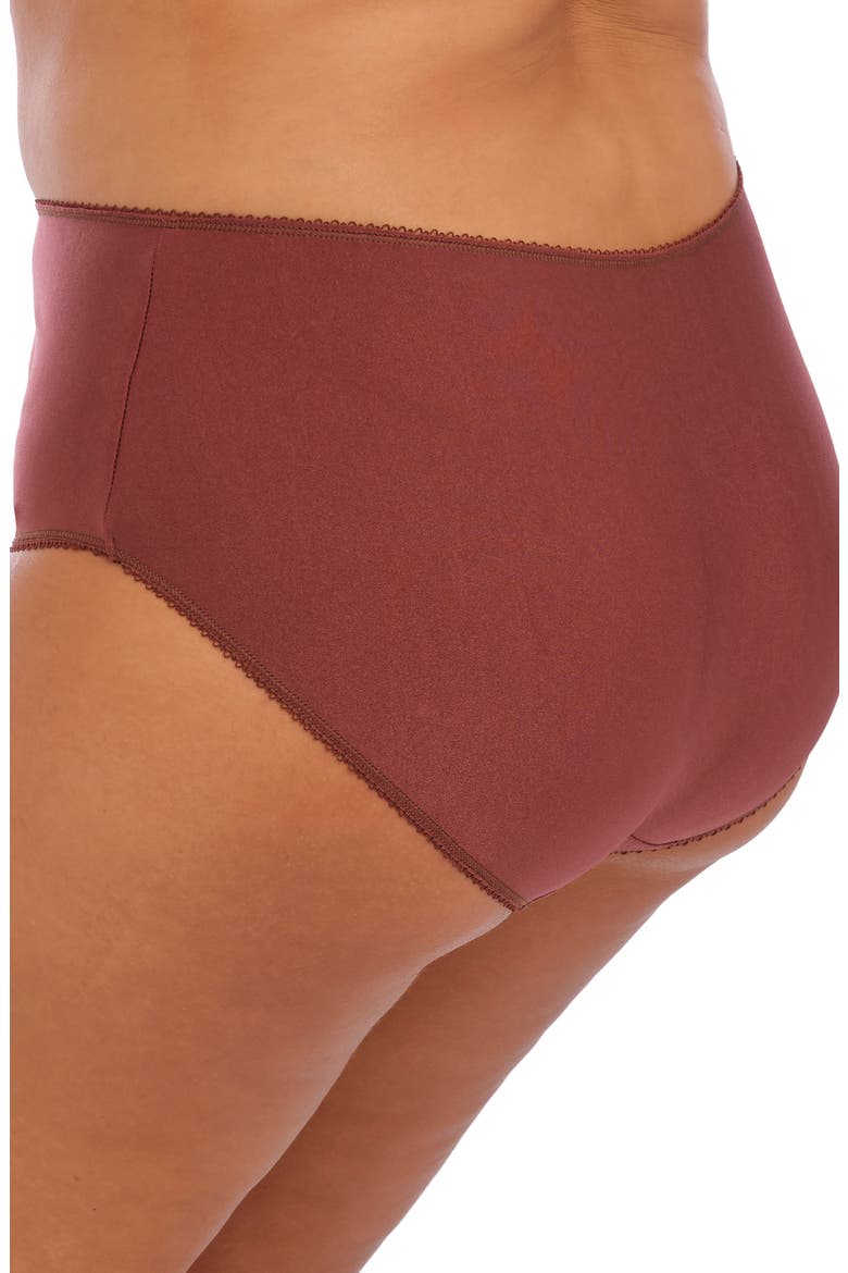 Cate Full Figure High Waist Briefs, Alternate, color, DARK COPPER