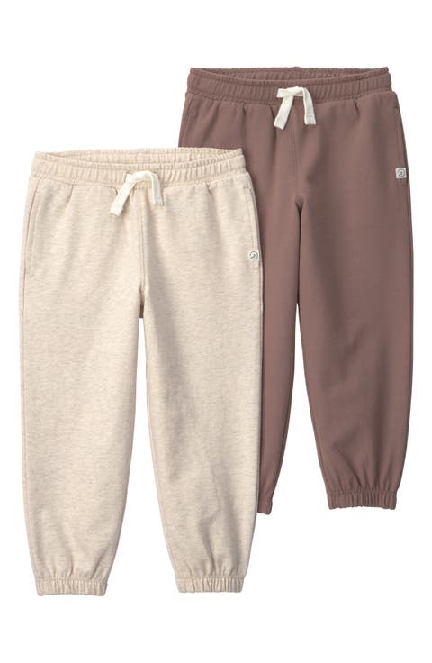 Kids' Set of 2 Assorted Stretch Organic Cotton Sweatpants