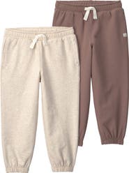 Little Planet Kids' Set of 2 Assorted Stretch Organic Cotton Sweatpants