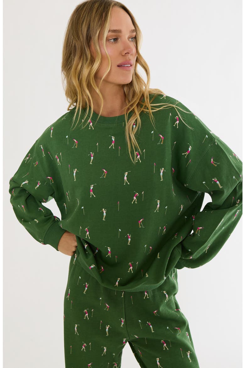 Devyn Oversize Sweatshirt, Alternate, color, UNDER PAR