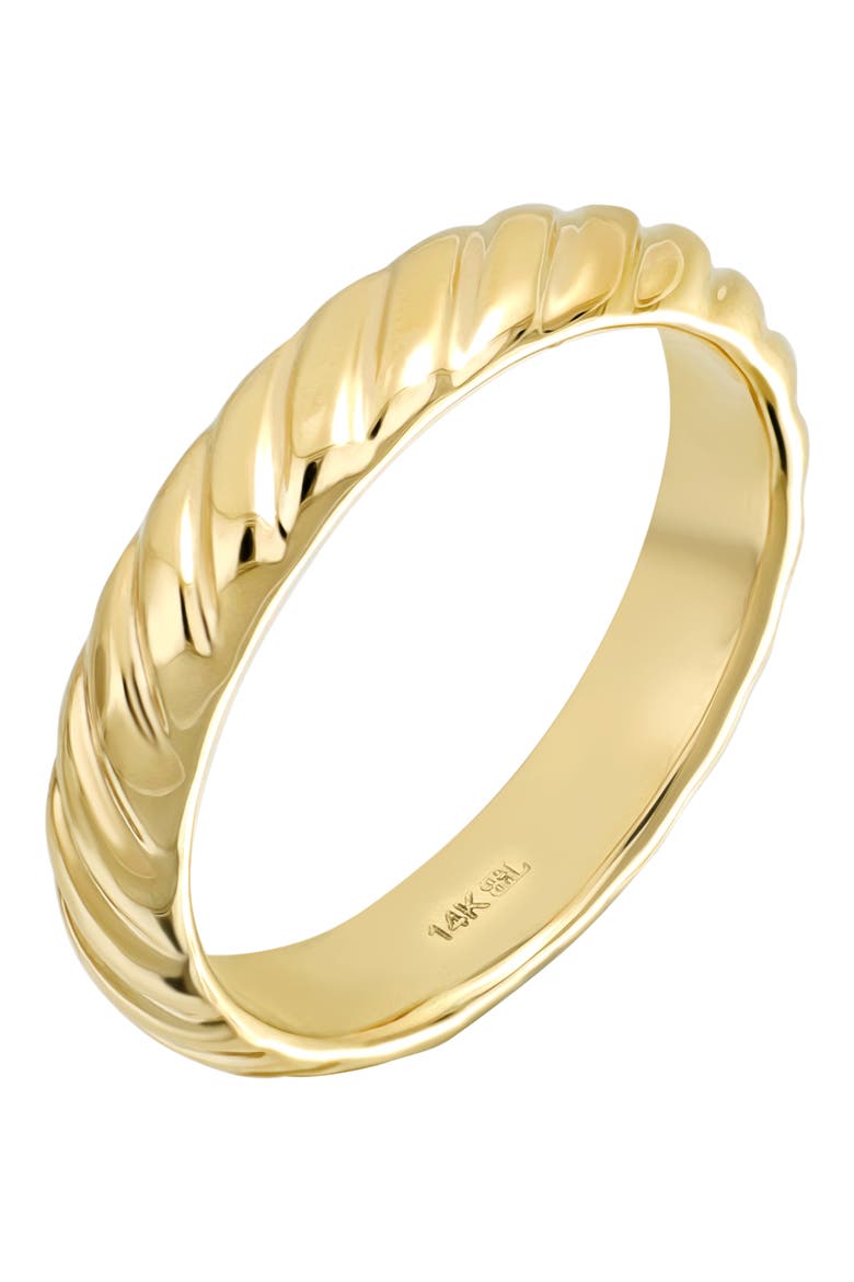 14K Gold Stacking Ring (Nordstrom Exclusive), Main, color, 14K YELLOW GOLD