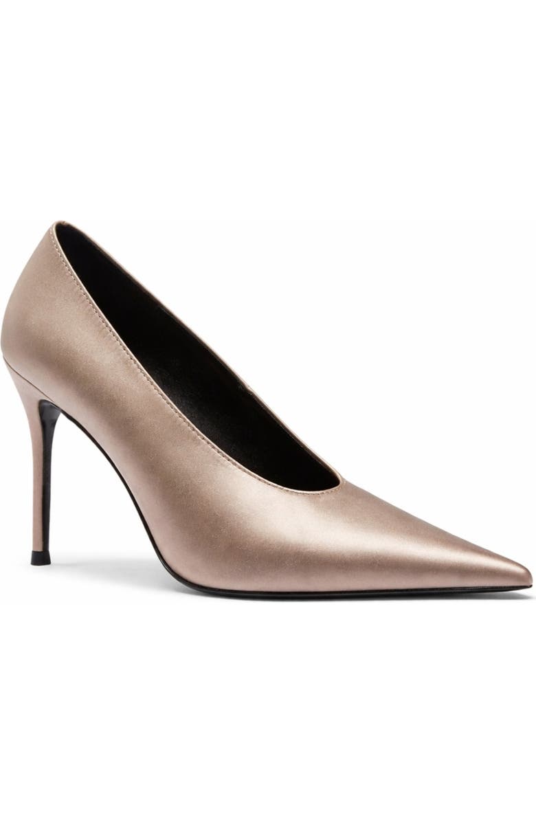 FEMME Vendome Pump, Alternate, color, Taupe Satin