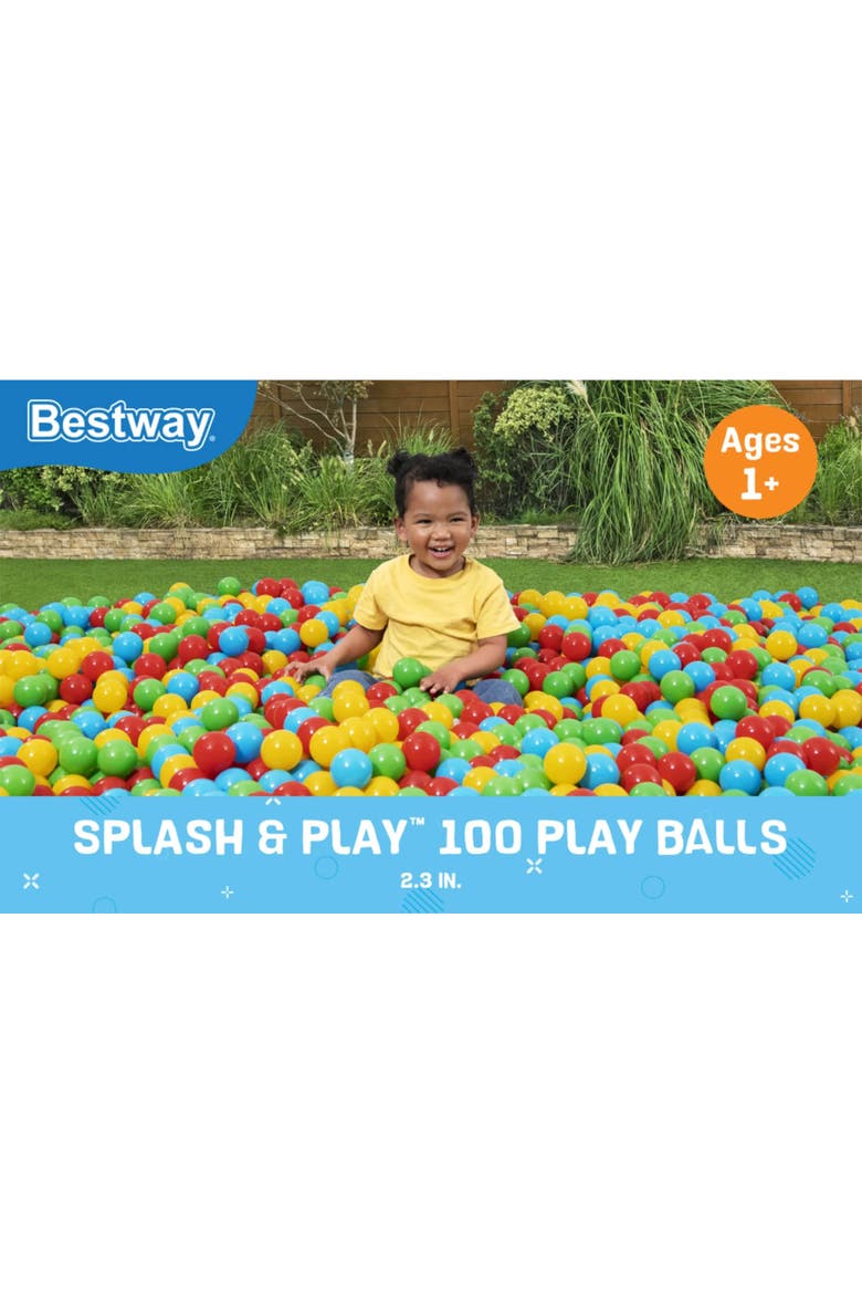 Splash & Play 100 Bright Color Toy Balls, Alternate, color, Multicolored