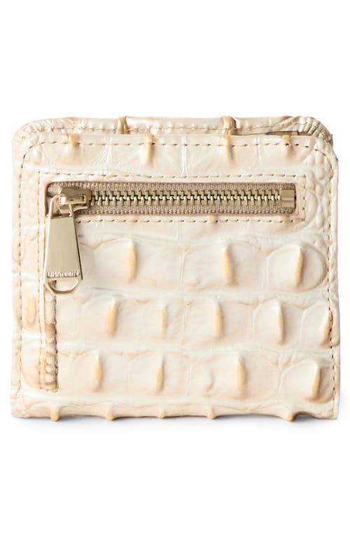 Brahmin Jane Melbourne Embossed Leather Wallet In Contour