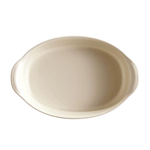Emile Henry Ultime Oval Medium Baking Dish In Clay