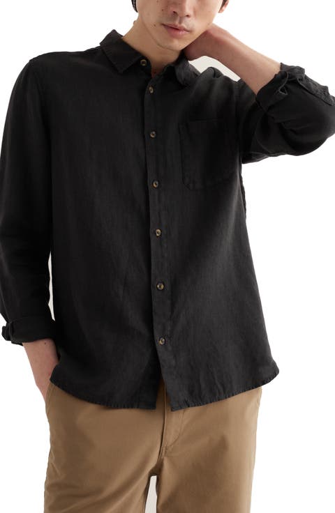 Curator Linen Button-Up Shirt