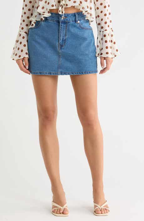 Vigoss Denim Miniskirt