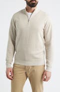 Peter Millar Crown Crafted Barlow Merino Wool Blend Quarter Zip Sweater