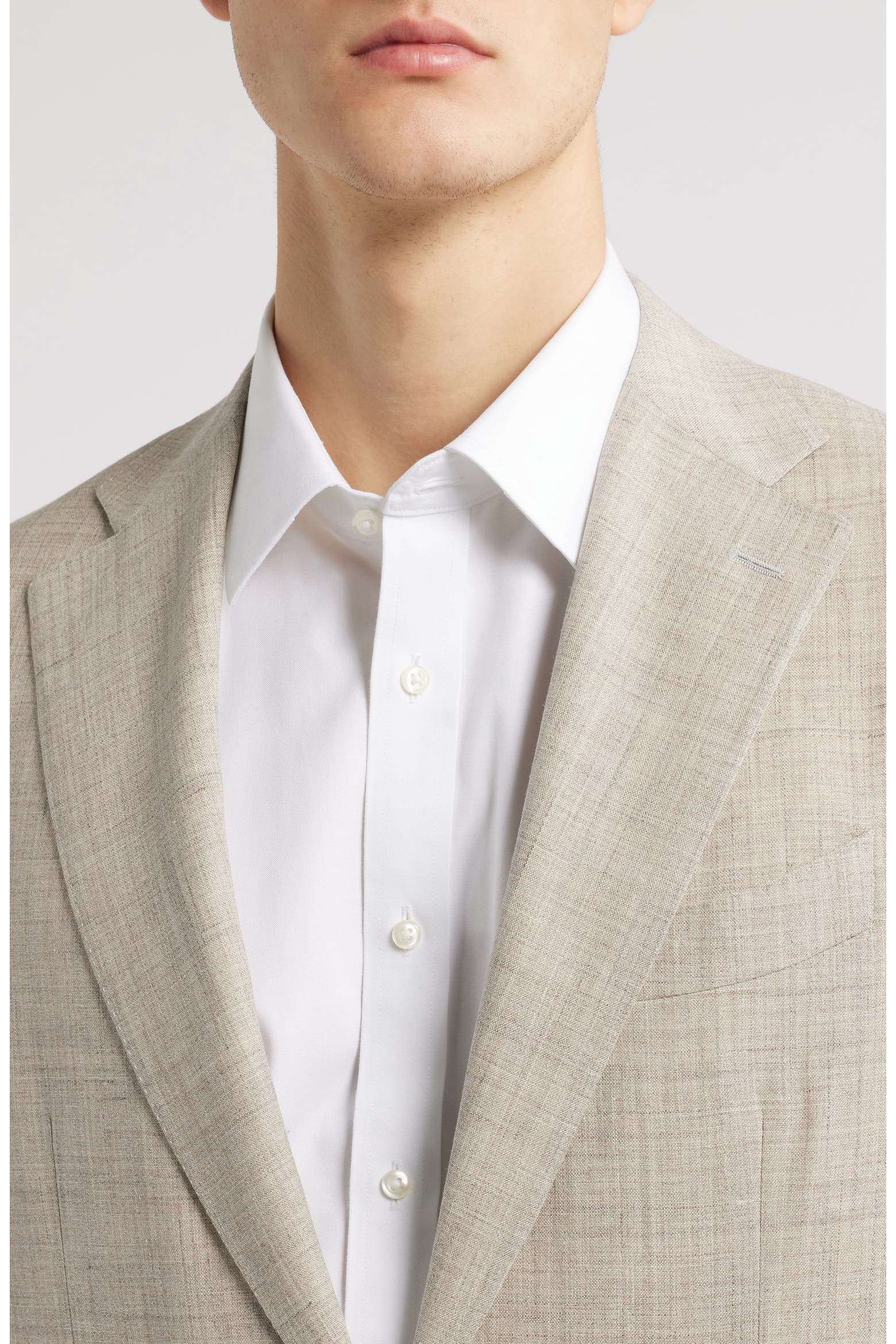 Wool Slubs Canali Capri Trim Fit Slub Wool & Silk Blend Suit (Men) | Nordstromrack