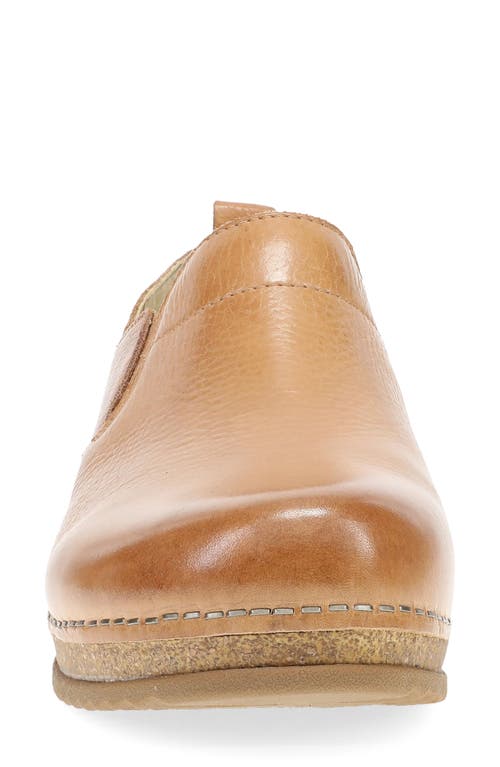 Dansko Meara Milled Leather Clog In Tan