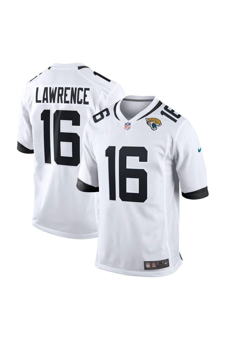 Men's Nike Trevor Lawrence White Jacksonville Jaguars White Game Jersey, Alternate, color, WHITE
