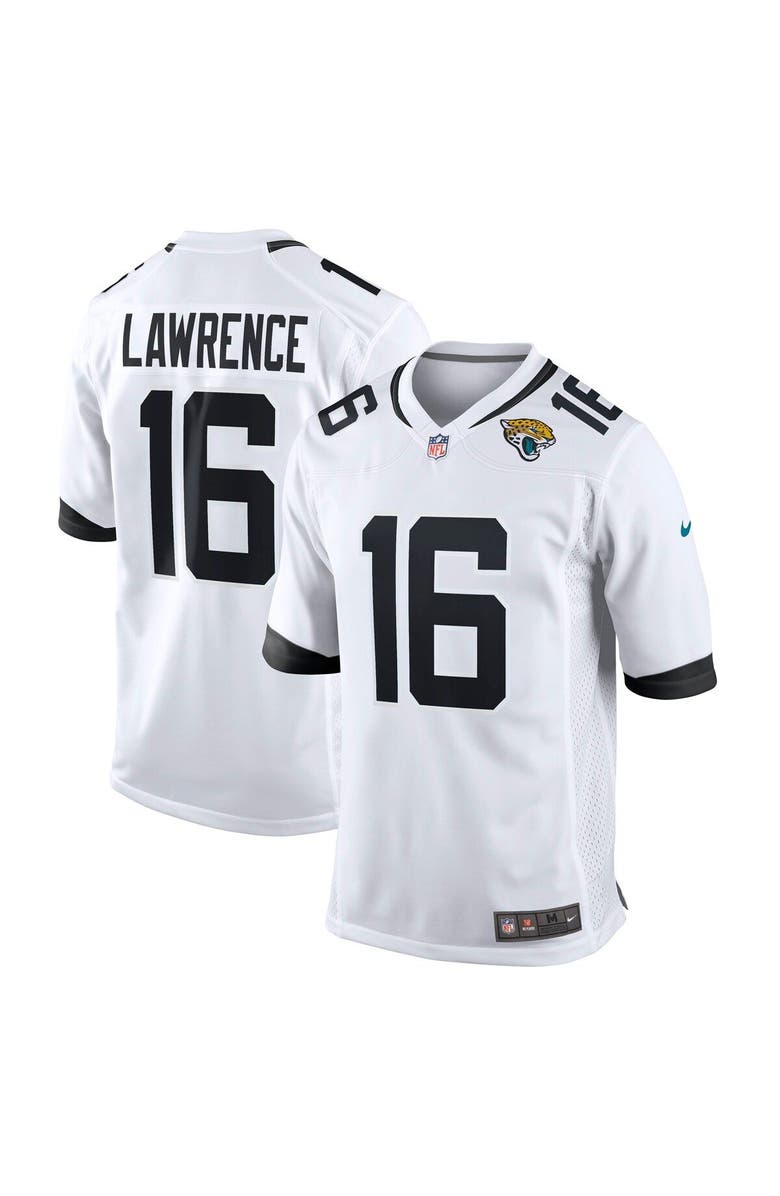 Nike Men's Nike Trevor Lawrence White Jacksonville Jaguars White Game Jersey, Alternate, color, White