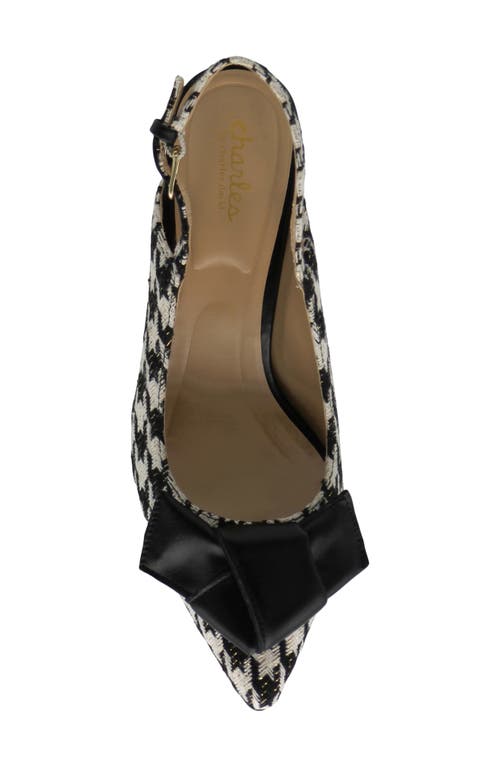 Charles By Charles David Aerinne Slingback Pointed Toe Pump In Multi