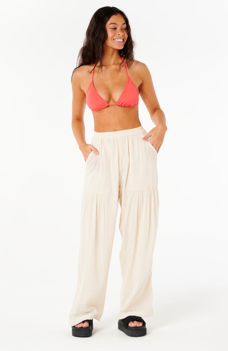 Rip Curl Neon Isles Wide Leg Pants, Alternate, color, Bone