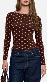 Blu Pepper Long Sleeve Knit Top