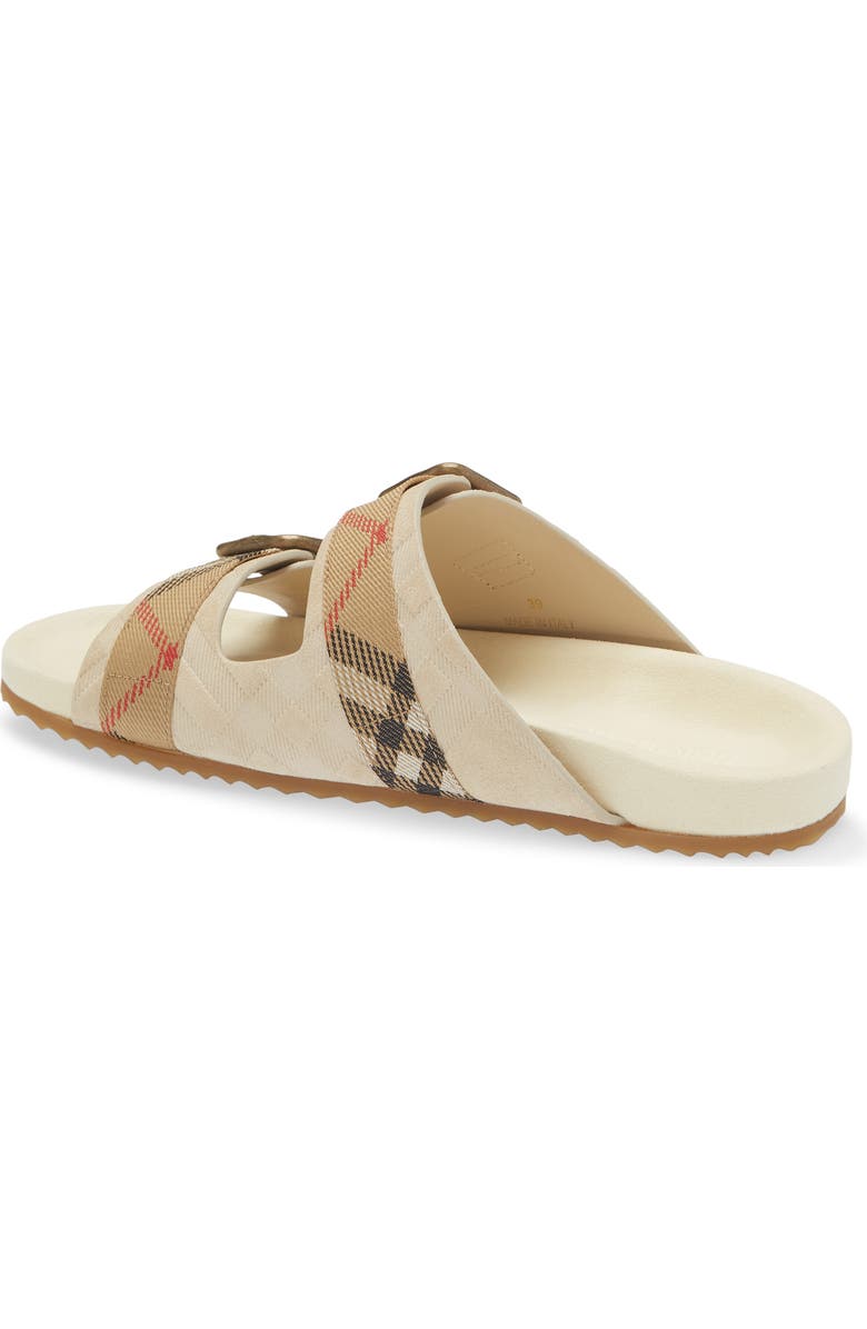 Burberry Urchin Slide Sandal, Alternate, color, Beige