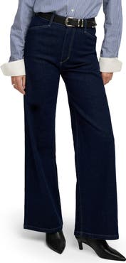 Favorite Daughter The Mischa Super High Waist Wide Leg Jeans