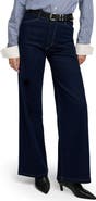 Favorite Daughter The Mischa Super High Waist Wide Leg Jeans