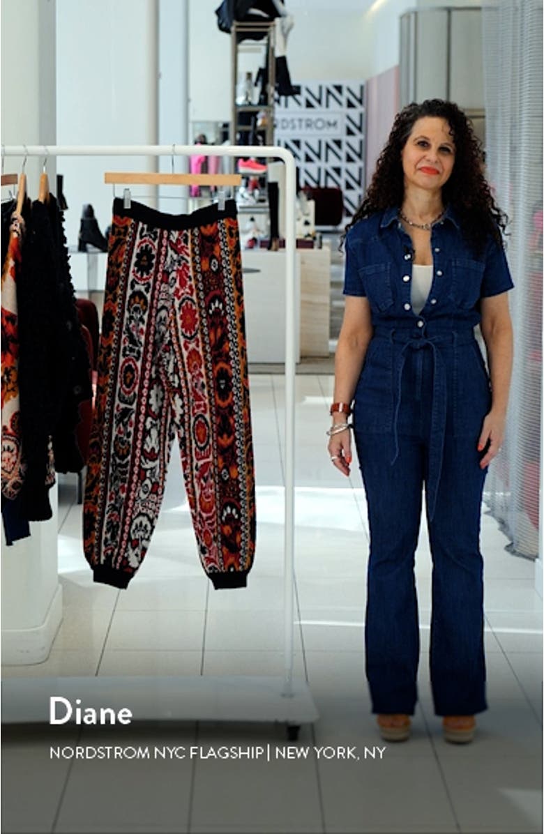 Stripe Knit Joggers, sales video thumbnail