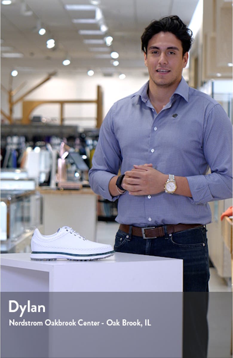 Gender Inclusive MC80 Spikeless Golf Shoe, sales video thumbnail