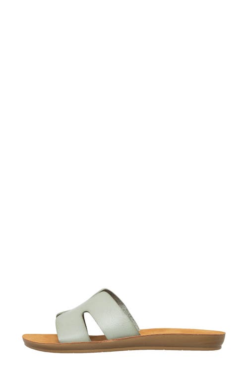 Antelope Bliss Corner Slide Sandal In Grey
