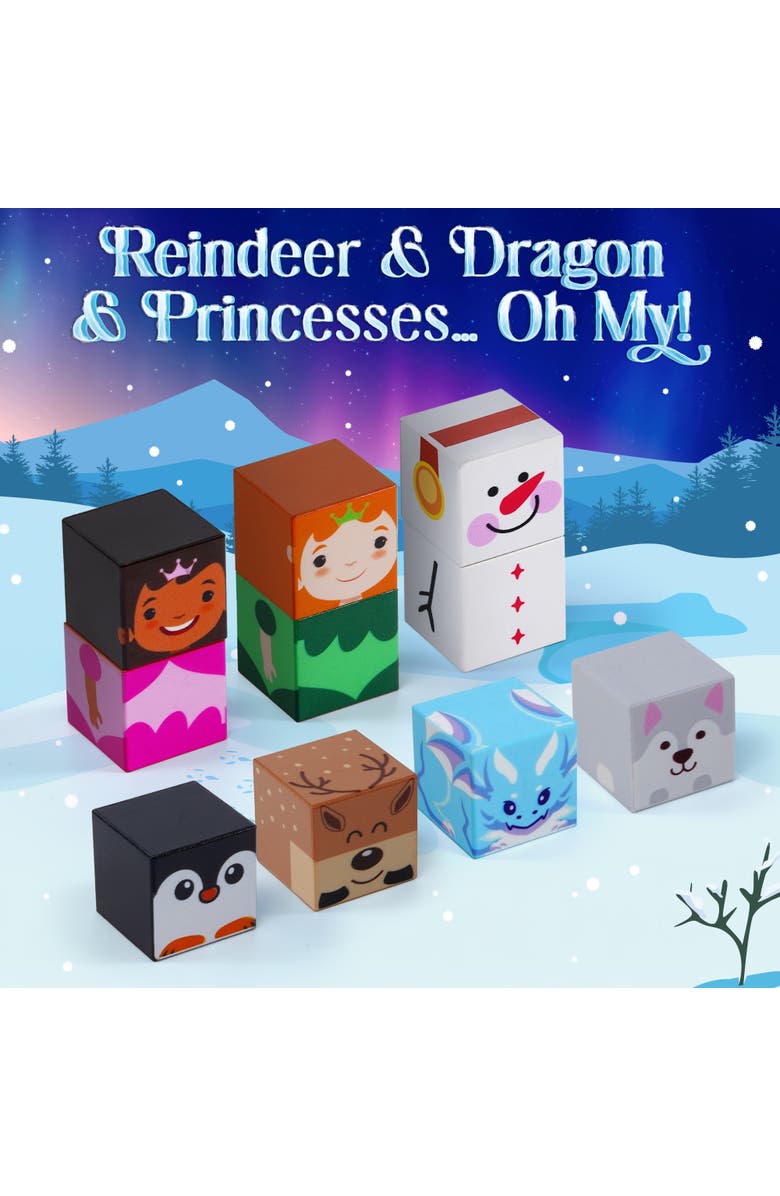 USA Toyz Blocchi Frosted Fairytale Magnetic Blocks 84pcs, Alternate, color, Multi Color