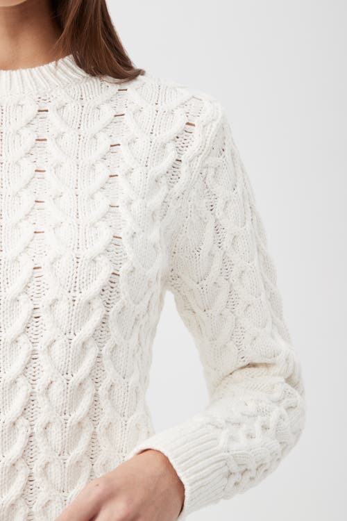 Trina Turk Corazon Sweater In Whitewash