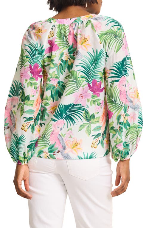 Tommy Bahama Tropical Bliss Cotton & Silk Top In White