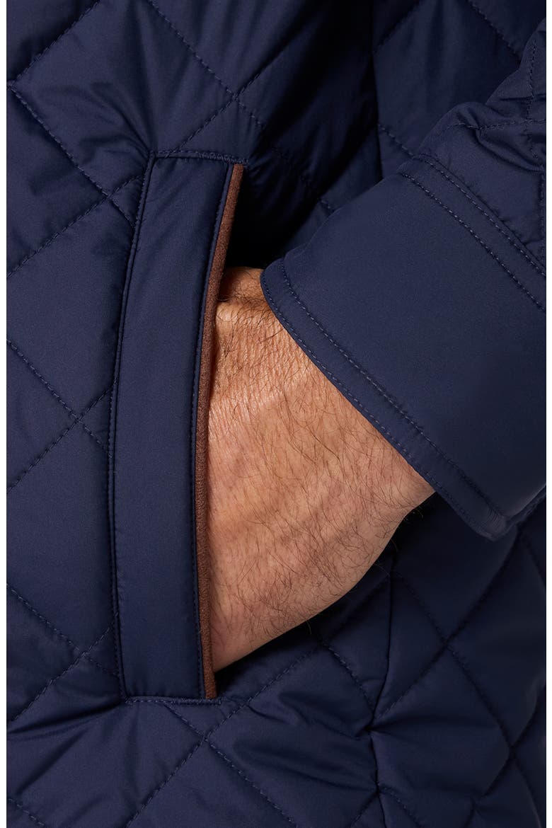 Brentwood Quilted Jacket, Alternate, color, NAVY
