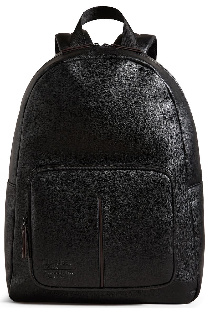 Ted Baker London Joss Faux Leather Backpack, Main, color,