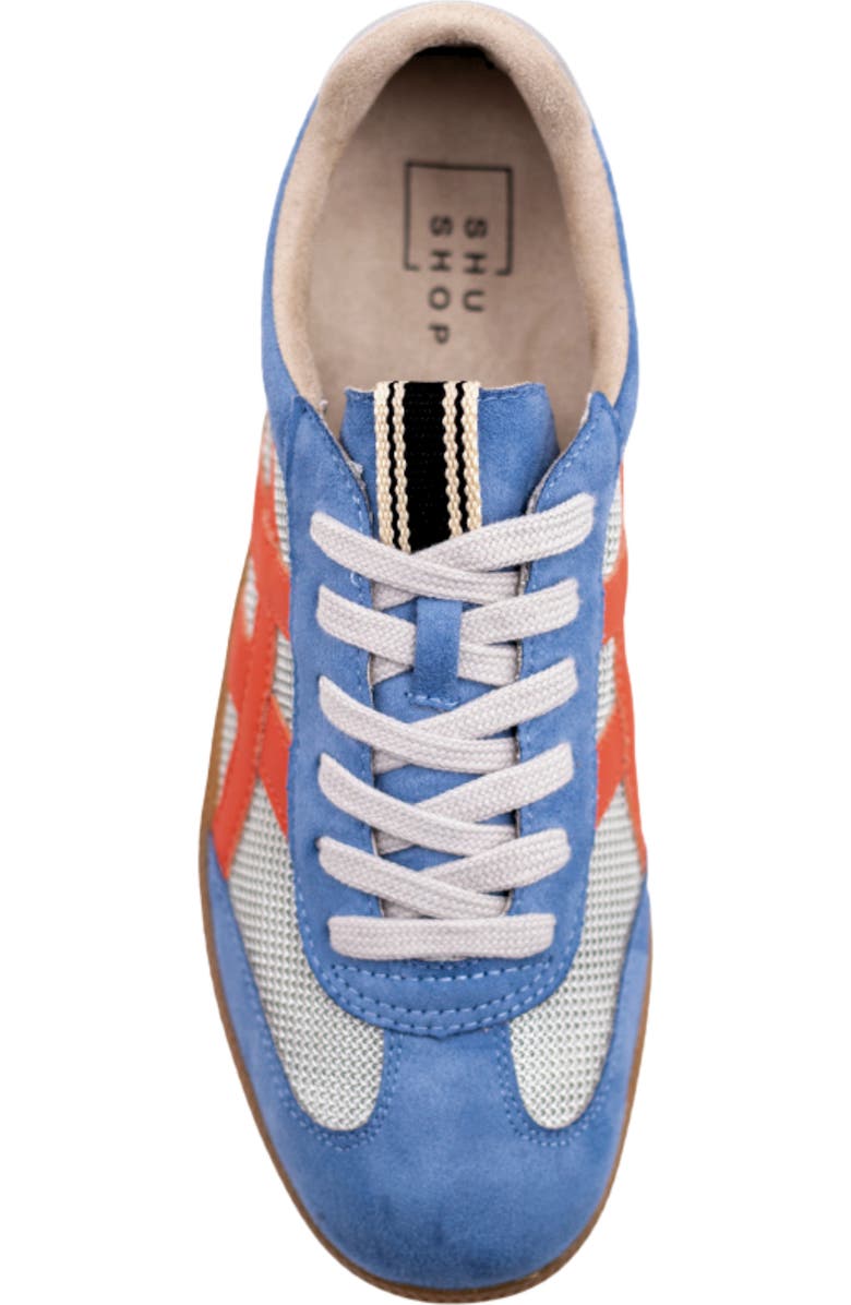 SHUSHOP Sasha Sneaker, Alternate, color, Blue Suede