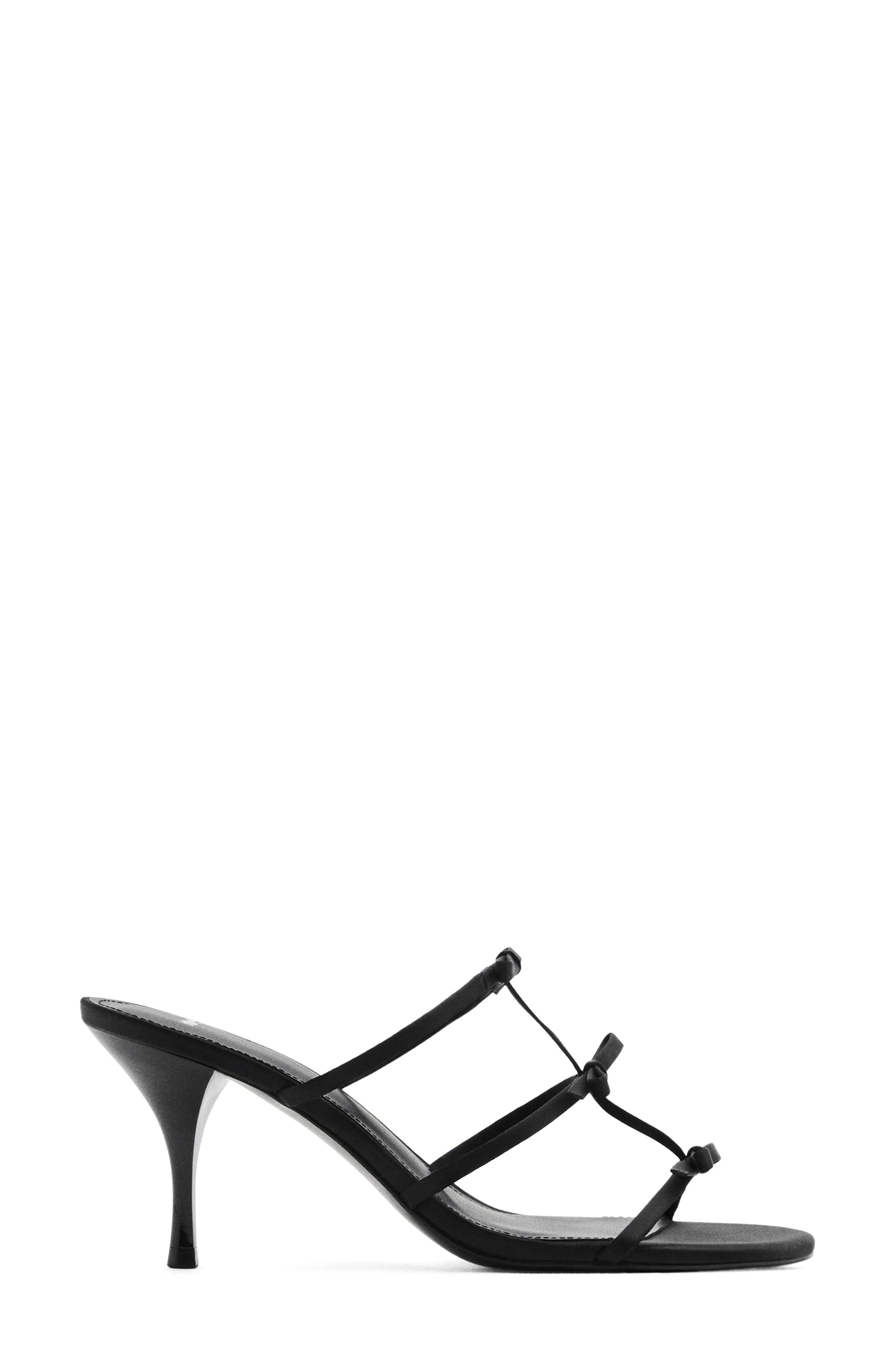 MANGO Slide Sandal, Alternate, color, Black