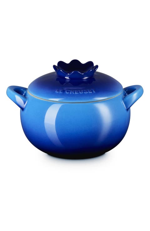 Blueberry Stoneware Mini Cocotte