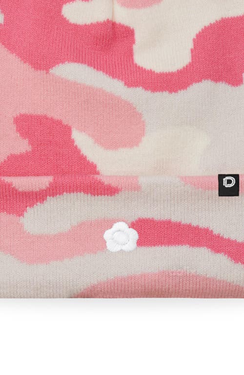 Dalix Lil Flower Beanie Cap In Pink