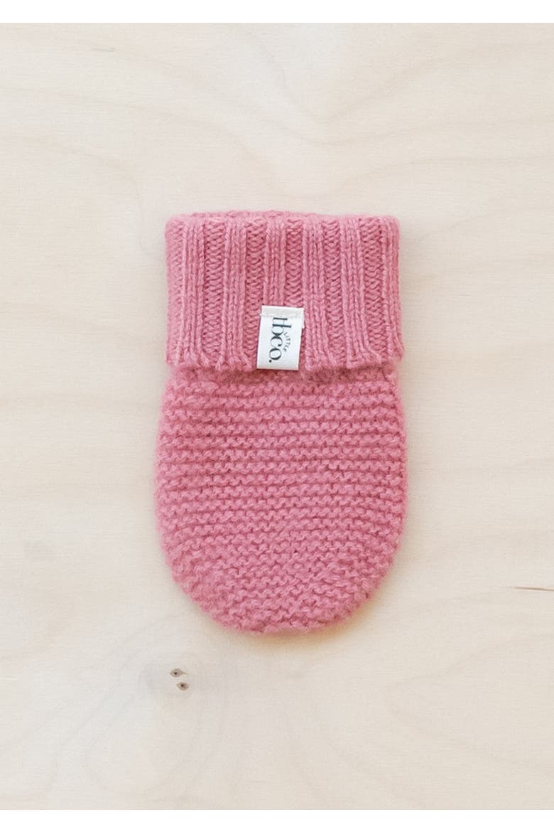 Merino Wool Baby Mittens, Alternate, color, Rose