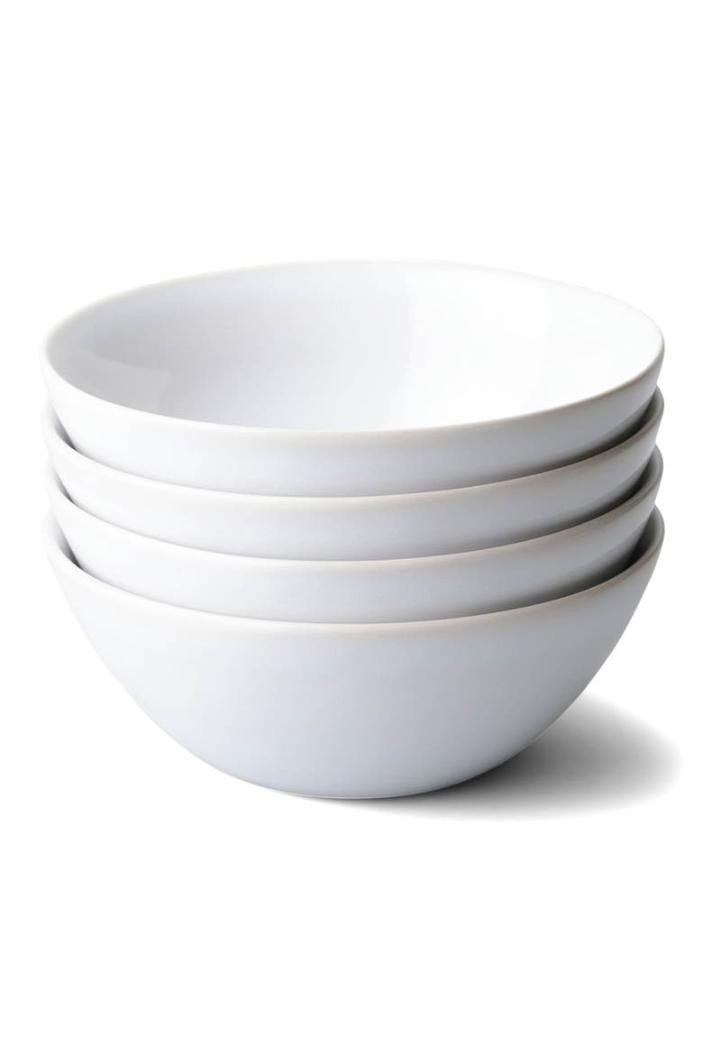 The Breakfast Set of 4 Bowls, Main, color, PEARL WHITE