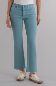 KUT from the Kloth Kelsey Fab Ab Raw Hem Ankle Flare Jeans