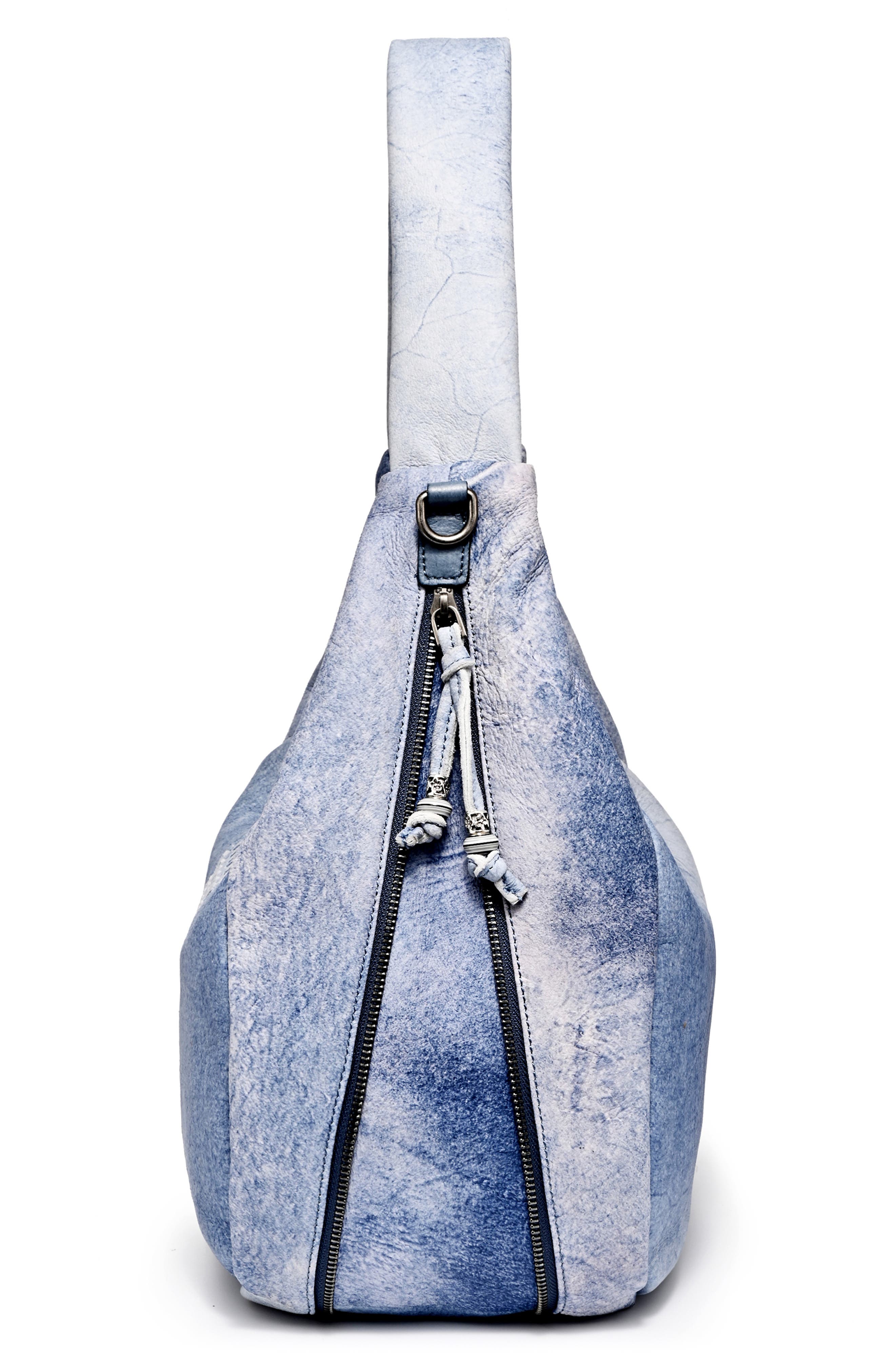 Dorado Leather Satchel, Alternate, color, BLUE